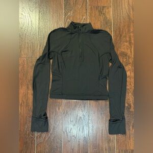 lululemon it’s rulu run cropped 1/2 zip